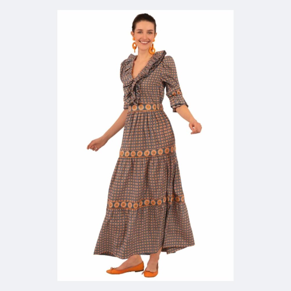 Gretchen Scott Posh Foulard Midi/Max ~L~ Still selling online for $79.60- DEAL